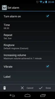 DIGI Alarm Clock android App screenshot 6